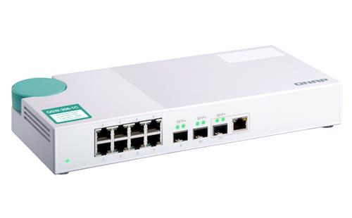 QSW-308-1C SWITCH 8PORT 1GBPS 3PORT SFP+ 1RJ45 10G COMBOPORT