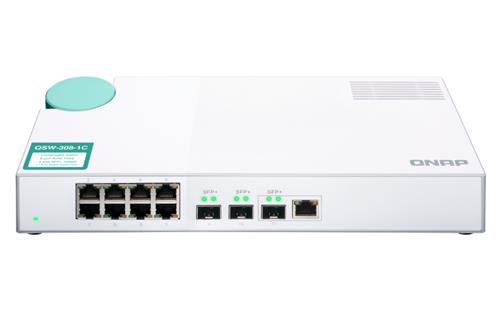 QSW-308-1C SWITCH 8PORT 1GBPS 3PORT SFP+ 1RJ45 10G COMBOPORT