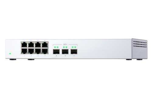 QSW-308S SWITCH 8PORT 1GBPS 3PORT SFP+ UNMANAGED SWITCH