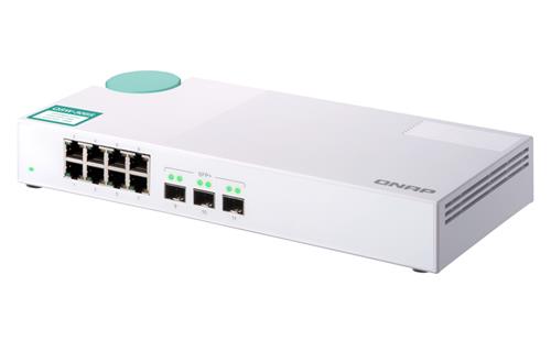 QSW-308S SWITCH 8PORT 1GBPS 3PORT SFP+ UNMANAGED SWITCH