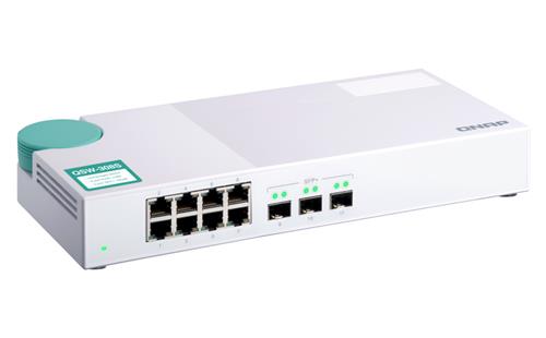 QSW-308S SWITCH 8PORT 1GBPS 3PORT SFP+ UNMANAGED SWITCH