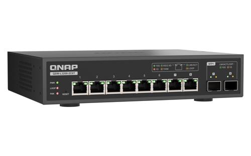 QSW-L3208-2C6T 6 PORTS 10GBPS 2 PORTS 10G SFP+/NBASE-T COMBO