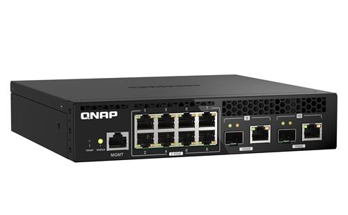 QSW-M2108R-2C 8X2.5GBPS2X10GBPS SFP+/ NBASE-T WEBMANAG SWITCH RM