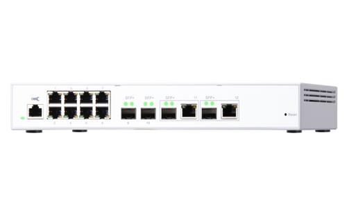 QSW-M408-2C SWITCH 8PORT 1GBPS 2X 0G SFP+NBASE 2X10G SFP+ WMSW