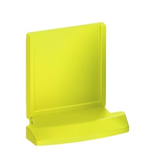 RJ45 SHUTTER YELLOW PANEL 19IN 1U X 24