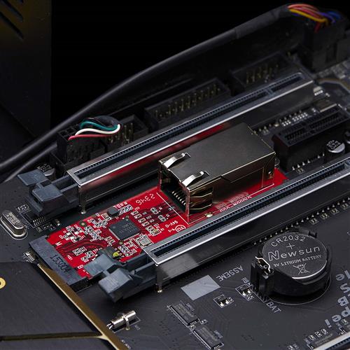 SCHEDA DI RETE 2.5G M.2 INTEL NBASE-T PCIE ETHERNET NIC/LAN