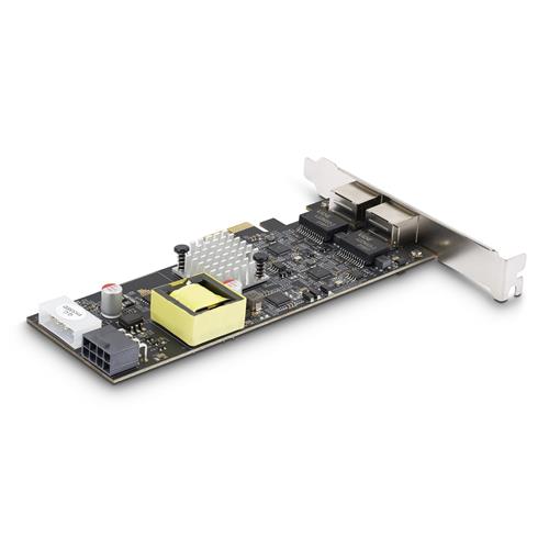 SCHEDA DI RETE A 2 PORTE 2.5GB PCIE 802.3AF/AT POE+ WIN/LINUX