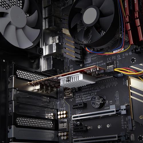 SCHEDA PCIE USB-C 4 PORTE 10GB USB TYPE-C 3.2 PCI TAA