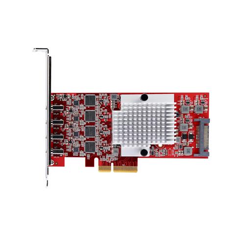 SCHEDA PCIE USB-C 4 PORTE 10GB USB TYPE-C 3.2 PCI TAA