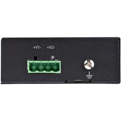 StarTech.com Splitter industriale Gigabit PoE - Splitter PoE+++ Ethernet ad alta velocità 90W - Splitter 12-48V DC Splitter 802.3 bt - Adattatore da LAN/RJ45 Ultra PoE a DC - da -40C a +75C
