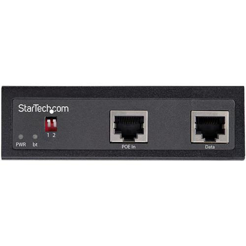 StarTech.com Splitter industriale Gigabit PoE - Splitter PoE+++ Ethernet ad alta velocità 90W - Splitter 12-48V DC Splitter 802.3 bt - Adattatore da LAN/RJ45 Ultra PoE a DC - da -40C a +75C