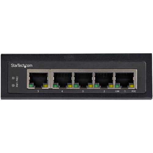 SWITCH ETHERNET A 5 PORTE INDUSTRIALE 4X POE 30W IP-30