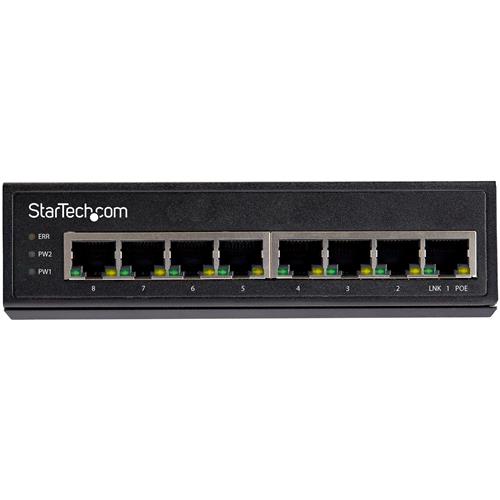 SWITCH GIGABIT ETHERNET 8 PORTE INDUSTRIALE 4X POE 30W IP-30