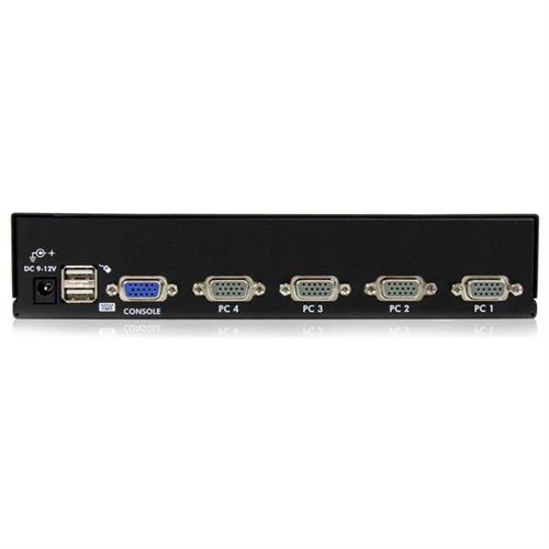 SWITCH KVM USB 4 PORTE. MONTABILE A RACK 1U CON OSD IN