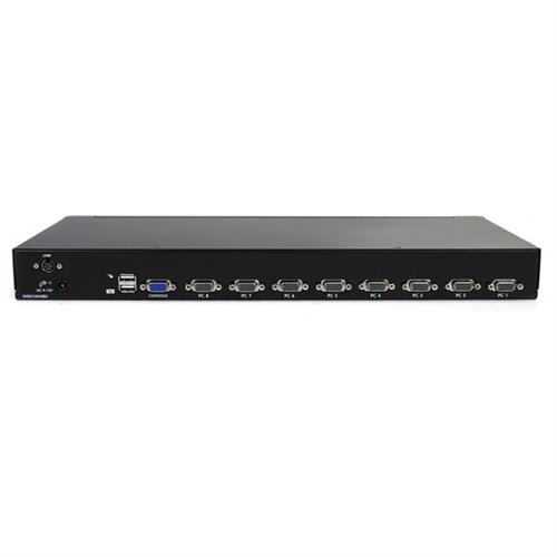 SWITCH KVM USB 8 PORTE - MONTABILE A RACK 1U CON OSD