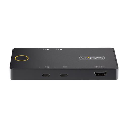 SWITCH KVM USB-C 4K 60HZ DOPPIO PD PASS-THROUGH DA 100W