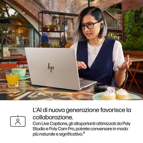 HP EliteBook 6 G1q Next Gen AI Copilot+ PC Qualcomm Snapdragon X1-26-100 Computer portatile 35,6 cm (14