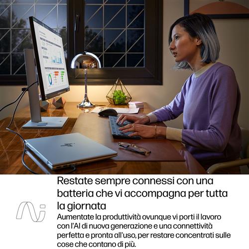 HP EliteBook 6 G1q Next Gen AI Copilot+ PC Qualcomm Snapdragon X1-26-100 Computer portatile 35,6 cm (14