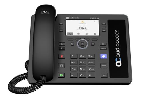 TEAMS C435HD-R IP-PHONE POE GBE BLACK2 ETHERNET 10/100/1000 PORT
