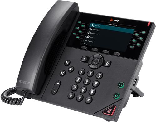 VVX 450 12-LINE DESKTOP BUSINESS IP PHONE WITH DUAL 10/1