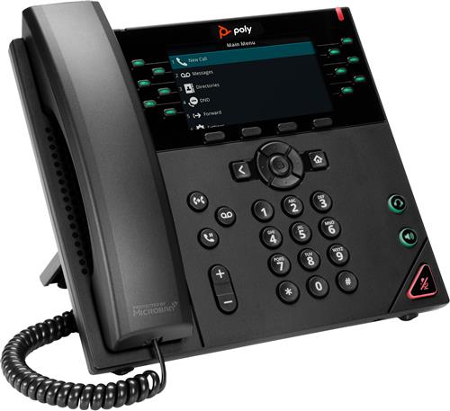 VVX 450 12-LINE DESKTOP BUSINESS IP PHONE WITH DUAL 10/1
