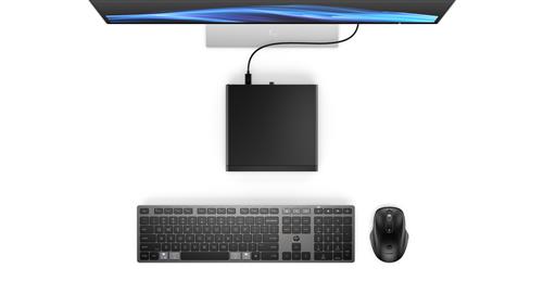 HP EliteDesk 8 Mini G1a Next Gen AI Wolf Pro Security Edition Copilot+ PC AMD Ryzen AI 5 340 32 GB DDR5-SDRAM 512 GB SSD Windows 11 Pro Mini PC AI PC Nero