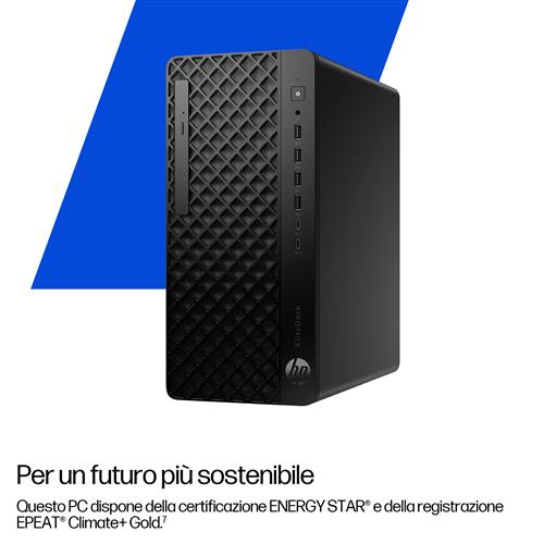 HP EliteDesk 8 Tower G1i AI Wolf Pro Security Edition Intel Core Ultra 7 265 16 GB DDR5-SDRAM 512 GB SSD Windows 11 Pro PC AI PC Nero