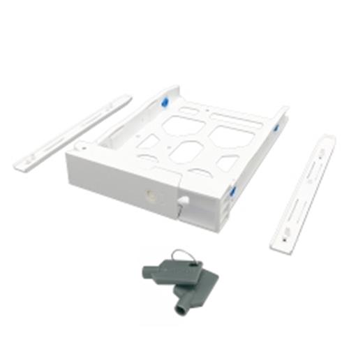 3.5IN HDDTRAY W KEYLOCK +2 KEYS WHITE PLASTIC 2.5+3.5INSCREWINCL