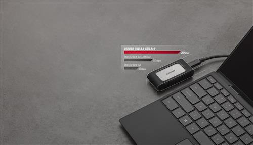 500G PORTABLE SSD XS2000 EXTERNAL DRIVE USB 3.2 GEN 2X2