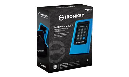 960GB IRONKEY VAULT PRIVACY 80 XTSAES 256BIT ENCRYPTED EXTERNAL