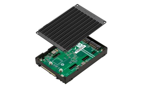 ADAPTER U.2 NVME TO DUAL M.2 NVME SSD