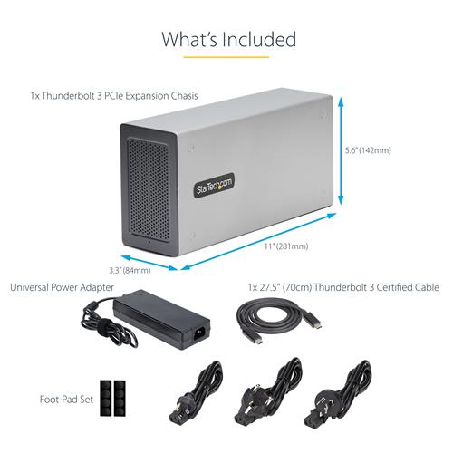 CHASSIS THUNDERBOLT 3 PCIE BOX DI ESPANSIONE ESTERNO PCIE