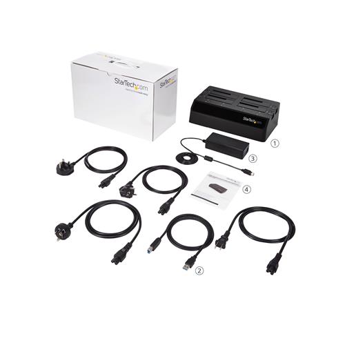 DOCKING STATION USB 3.0 PER 4 HDDSSD CON UASP - 2.5IN  3.5IN