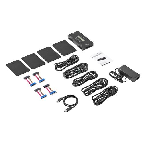 ERASER PER HDD DA 2.5IN O 3.5IN - DRIVE SATA 4 BAY -STANDALONE