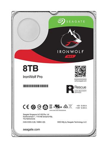 IRONWOLF PRO 8TB SATA 3.5IN 256MB ENTERPRISE NAS