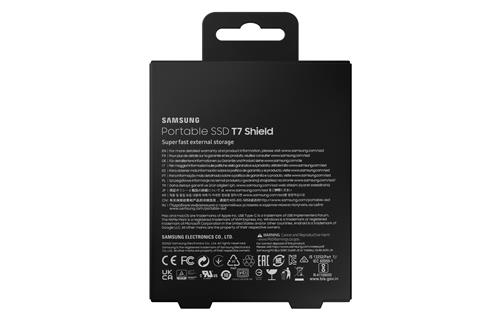 PORTABLE SSD T7 SHIELD 2TB BLACK USB 3.2 GEN2 AES 256-BIT