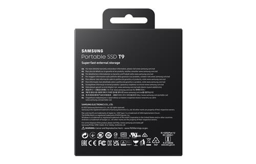 PORTABLE SSD T9 2TB BLACK USB 3.2 GEN2 AES 256-BIT