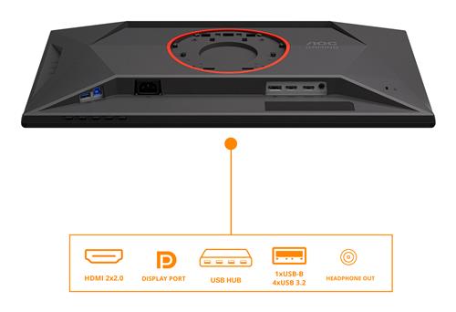 AOC G4 25G4KUR Monitor PC 62,2 cm (24.5