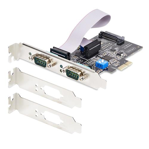 SCHEDA SERIALE PCIE A 2 PORTE PCI EXPRESS A RS232/RS422/RS485