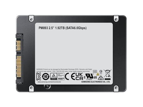 SSD ENT 2.5IN PM893 480GB SATA 6GB/S MZ7L3480HCHQ