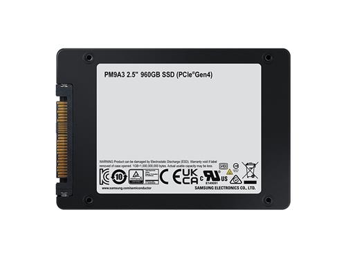 SSD ENT 2.5IN PM9A3 960GB U.2 PCIE MZQL2960HCJR