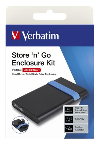 STORE N GO ENCLOSURE KIT 2.5IN USB 3.2 GEN1