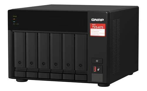 TVS-675-8G 6 BAY 2.5 GHZ 8C/8T 8GB DDR4 SODIMM 2 X 2.5GBE