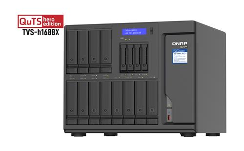 TVS-H1688X-W1250-32G 16BAY 3.3 GHZ 6C 32GB DDR4 4 x 2.5GbE