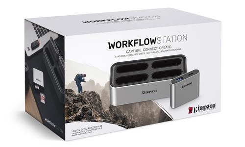 WORKFLOW STATION DOCK DUALSLOT USB-C 3.2 GEN2 UHS-II SD CARDR