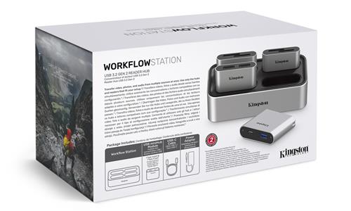 WORKFLOW STATION DOCK DUALSLOT USB-C 3.2 GEN2 UHS-II SD CARDR