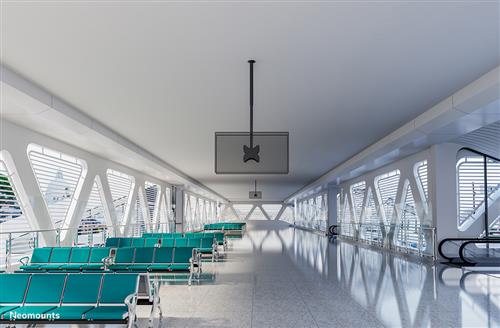 BACK-TO-BACK SCREEN CEILING Mount Height 106-156 cm