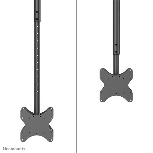 BACK-TO-BACK SCREEN CEILING Mount Height 106-156 cm