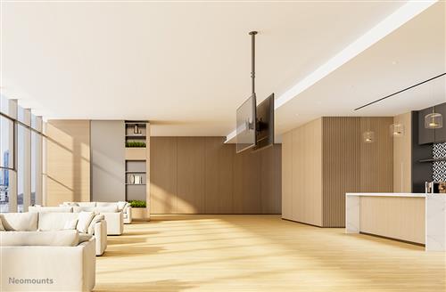 BACK-TO-BACK SCREEN CEILING Mount Height 106-156 cm