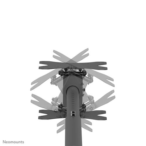 BACK-TO-BACK SCREEN CEILING Mount Height 106-156 cm